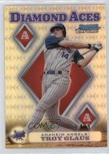1999 Bowman Chrome Diamond Aces Refractor Troy Glaus #DA1 10pr