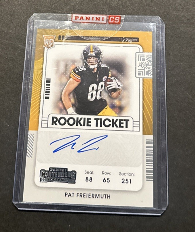 Pat Freiermuth Panini Contenders #117 Autograph