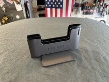 Brydge Vertical Stand Docking Station for 13-inch MacBook Pro Aluminum Gray