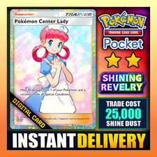 Pokémon Center Lady - Pokemon TCG Pocket - Full Art ⭐⭐ - English - Fast ✅