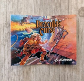 Castlevania III: La maledizione di Dracula (NES, 1990) - solo scatola, manuale e custodia BELLO!
