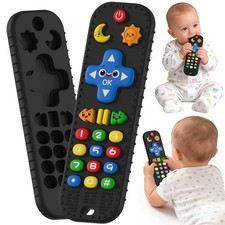 Baby Teething Toys Silicone Baby Remote Teether over 3 Months - Baby Essentials