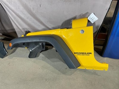 Used Front Left Fender fits: 2015 Jeep Wrangler Front textured fender flare Fron