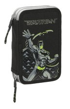 Batman Federmäppchen Mäppchen Federmappe Federtasche 28tlg 2-fach Superheld