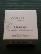 WANDER Double Date Eyeshadow Duo in Smitten/Swoon  (Warm Amber + Rich Bronze)