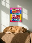 Original Modern Retro Tech Pop Art 8x10 Cassette Tapes Acrylic Painting Canvas — photo 4