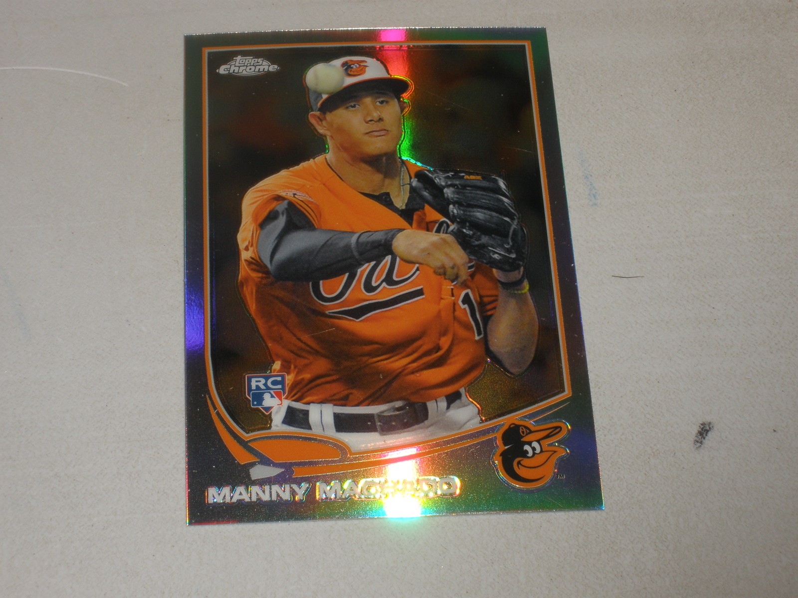 2013 Topps Chrome Refractor #12 Manny Machado Rookie RC
