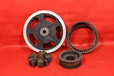 2010 HARLEY-DAVIDSON STREET GLIDE CVO FLHXSE FRONT REAR PULLEY W/ BELT SET KIT