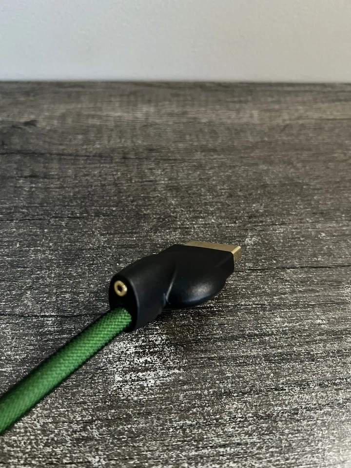 Original Xbox Monster Component Cable HD Green 5-Prong Gold Tipped Tested Works - Image 4 of 4