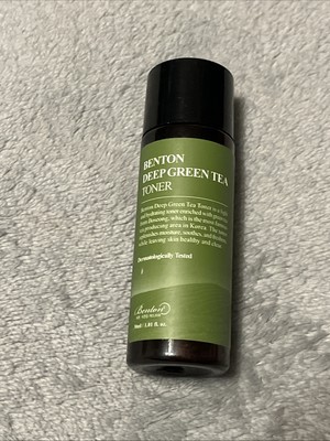 Benton Deep Green Tea Toner 1.01 Oz / 30ml Sample Size NEW & SEALED