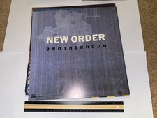 New Order 1986 Brotherhood  PROMO flat poster original