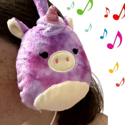 Auriculares de felpa Squishmallows Lola the Unicorn - Imagen 2 de 6