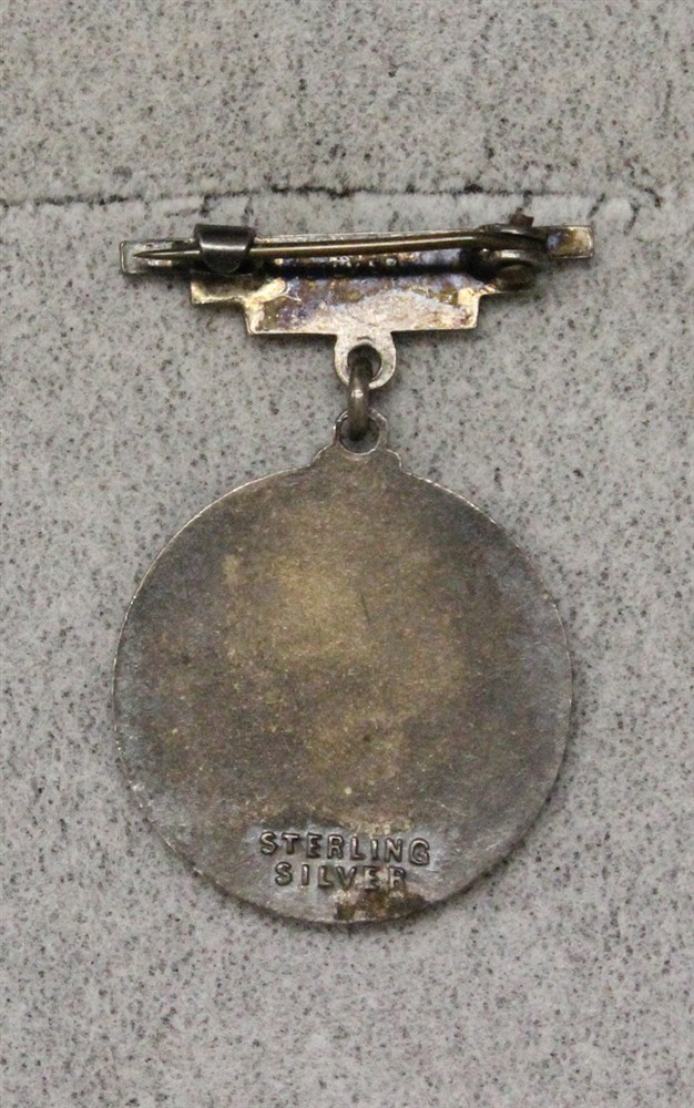 WWII era Sweetheart Pin: "United States Military Forces in Europe" - sterling 