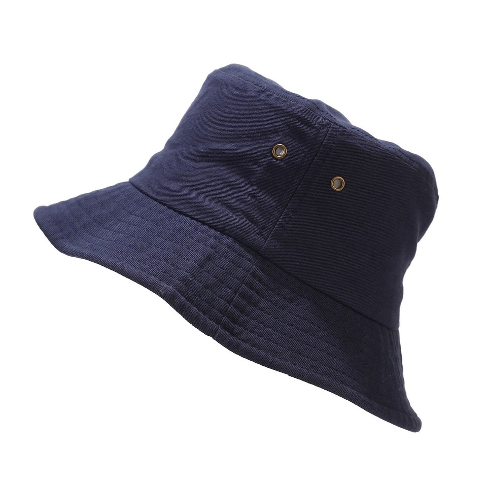 Unisex Fisherman's Hat Cotton Bucket Hat Adjustable Sun Hat For Ladies