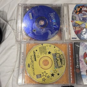 SEGA Sports Edition Dreamcast Console Lot + 2 Controllers VMU Rayman Sonic Taxi