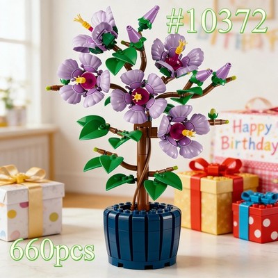 Botanicals 10372 Hibiscus Flower Building Set 18+ Home Office Decor Gift