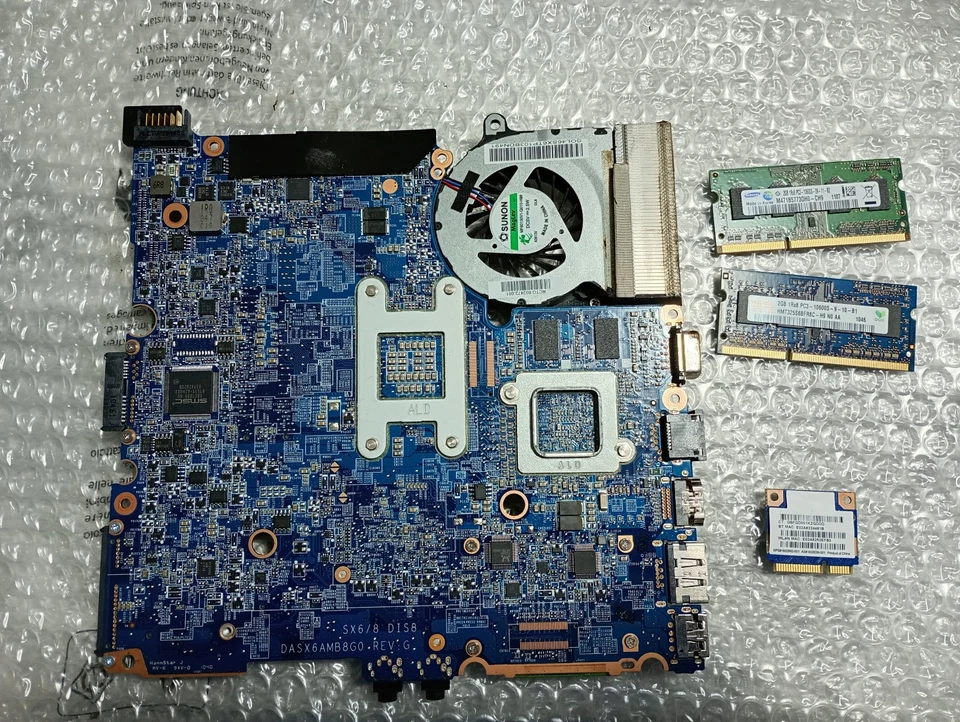 scheda madre HP probook 4320s hstnn-q78c-3 usata funzionante con RAM - Immagine 2 di 4