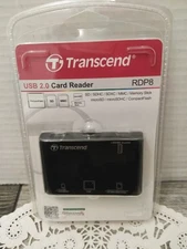 NEW Transcend  USB 2.0  Card Reader RDP8  (SEALED)