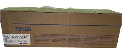 TN324 Toner Set CMYK High Yield Replacement for Konica Minolta bizhub C258 C368