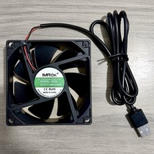 1Pcs 80MM POWERFUL USB Fan 5V .48A Brushless 8025 80X25MM Cooling PC Computer