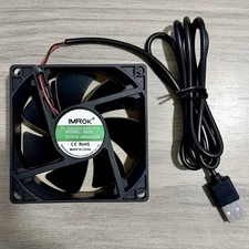 1Pcs 80MM POWERFUL USB Fan 5V *.48A* Brushless 8025 80X25MM Cooling PC Computer
