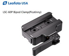 New Leofoto LSC-60P Lever-release Bipod Clamp/compatible for Picatinny/Stability