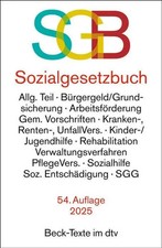 Sozialgesetzbuch mit Sozialgerichtsgesetz. SGB | Taschenbuch | Beck-Texte im dtv