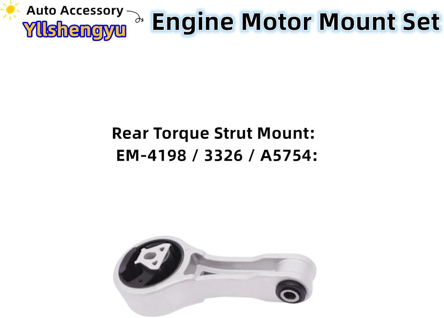 3pcs Engine Motor & Transmission Mount Kit for 2011-2020 Do-dge Journey 2.4L Rep