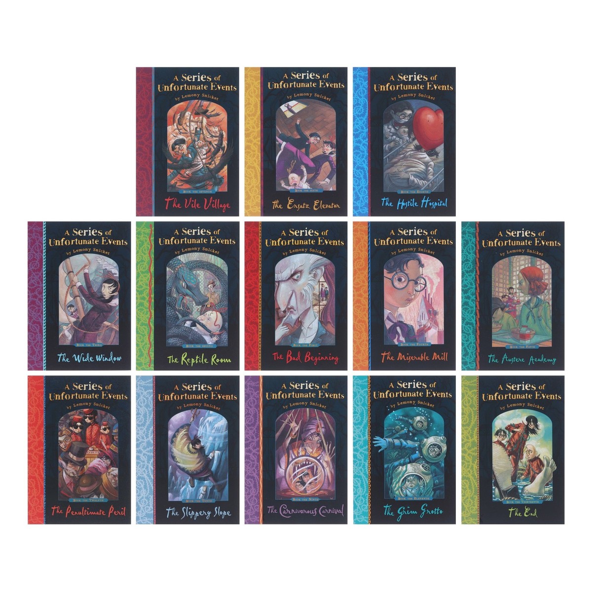 Lemony Snicket a Series of Unfortunate Events Books 1 Thru 13