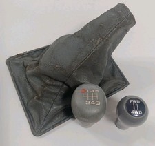 Oem 82-86 Usdm Toyota Tercel Wagon Sr5 4wd Shift Shifter Knob Transfer Boot Gray