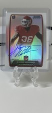 SHAWN WILLIAMS Refractor Rookie On Card Autograph  2013 Bowman Chrome. rookie card picture
