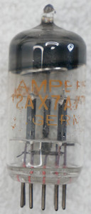 12AX7A AMPEREX ORANGE WEST GERMANY TEST EXCELLENT *VINTAGE RARE COLLECTION*