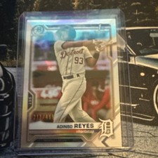 Bowman 2021 Chrome Prospects Adinso Reyes Detroit Tigers Refractor #BCP-21 /499