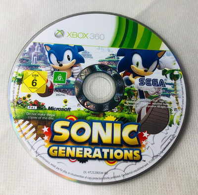 Videospiel Sonic Generations nur Disc XBOX 360
