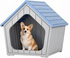 Fancyango Insulated Dog House for Small/Medium Dogs, Blue
