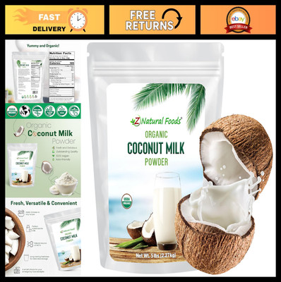 Organic Coconut Milk Powder - Vegan Dairy-Free Creamer, MCTs, Unsweetened, Glute
