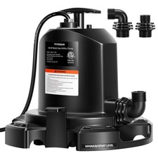 Bomba para Sacar Agua Sumergible 1575GPH 120V Portátil Sótano Piscina Inundación