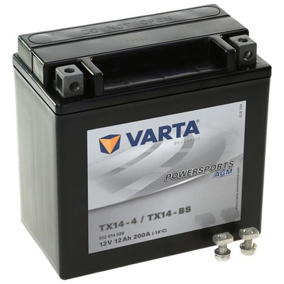 Motorrad Batterie Varta YTX14-4 12V 12Ah 200 A AGM YTX14-BS GTX14-BS ETX14-BS