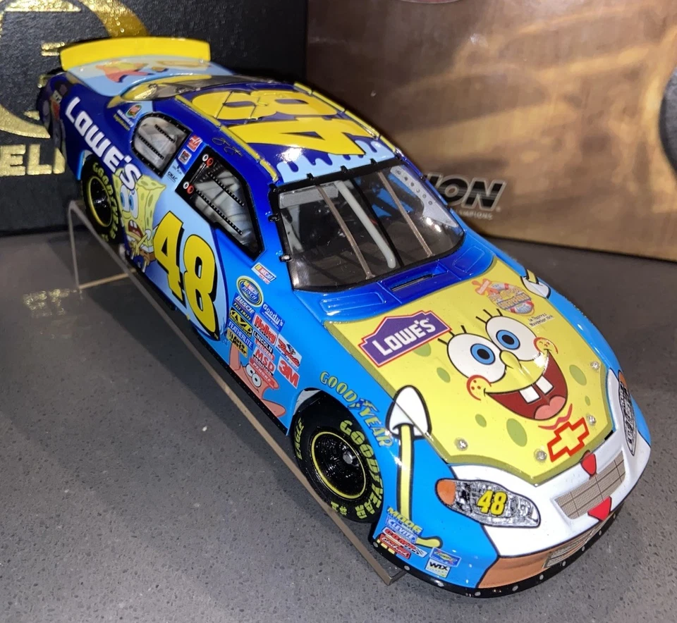 JIMMIE JOHNSON 2004 RCCA ELITE #48 SpongeBob SquarePants Monte Carlo 1:24  - Image 2 of 4