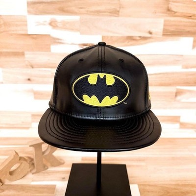 New Era x Batman Limited Edition Genuine Sheep Leather Cap Rare