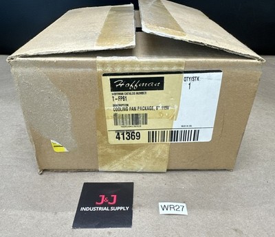 NEW OPEN BOX- Hoffman T-FP61 41369 Cooling Fan Package 6'' 115V T-FP61 + WARRANTY