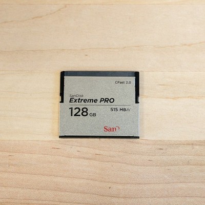 SanDisk 128GB Extreme PRO CFast 2.0 Memory Card