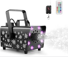 Snow Machine, 800W Snow Machine with 8 LED RGB Lights, 13 LED Lighting Colors...