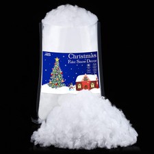 Christmas Fake Snow Decor 17 Ounces Cotton Fake Snow Xmas Fake Snow Decor Chr...