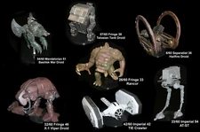 Star Wars Miniatures RPG Game WOTC plastic toy soldiers game cards YOU CHOOSE