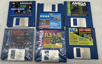 Commodore Amiga Game Demo Disks from Power Computing & Format Magazines