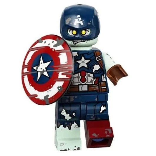 LEGO MARVEL STUDIOS MINIFIGURE​​S CMF 71031 - Zombie Captain America (SEALED)