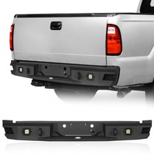 Off-road Steel Rear Bumper W2x 18w Led Floodlights For 1999-2016 Ford F250 F350