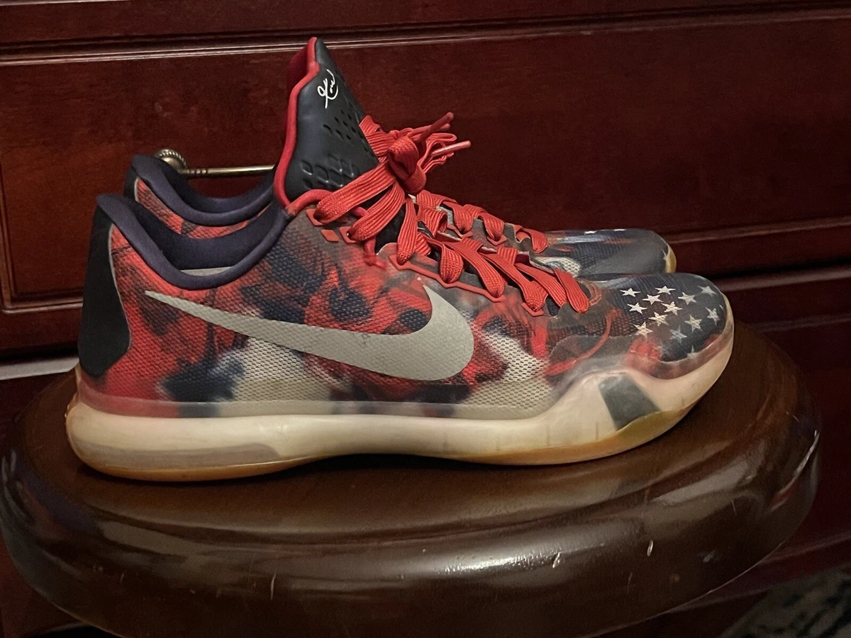 Size 7.5- Nike Kobe 10 Independence Day - 705317-604 | eBay display picture 2