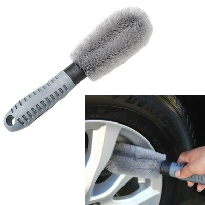 Spazzola Per Pulizia Cerchi Auto - 2 Pezzi, Morbida Con Manico Ergonomico